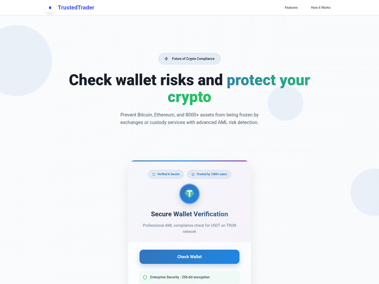 Screenshot of trusted-trader.app