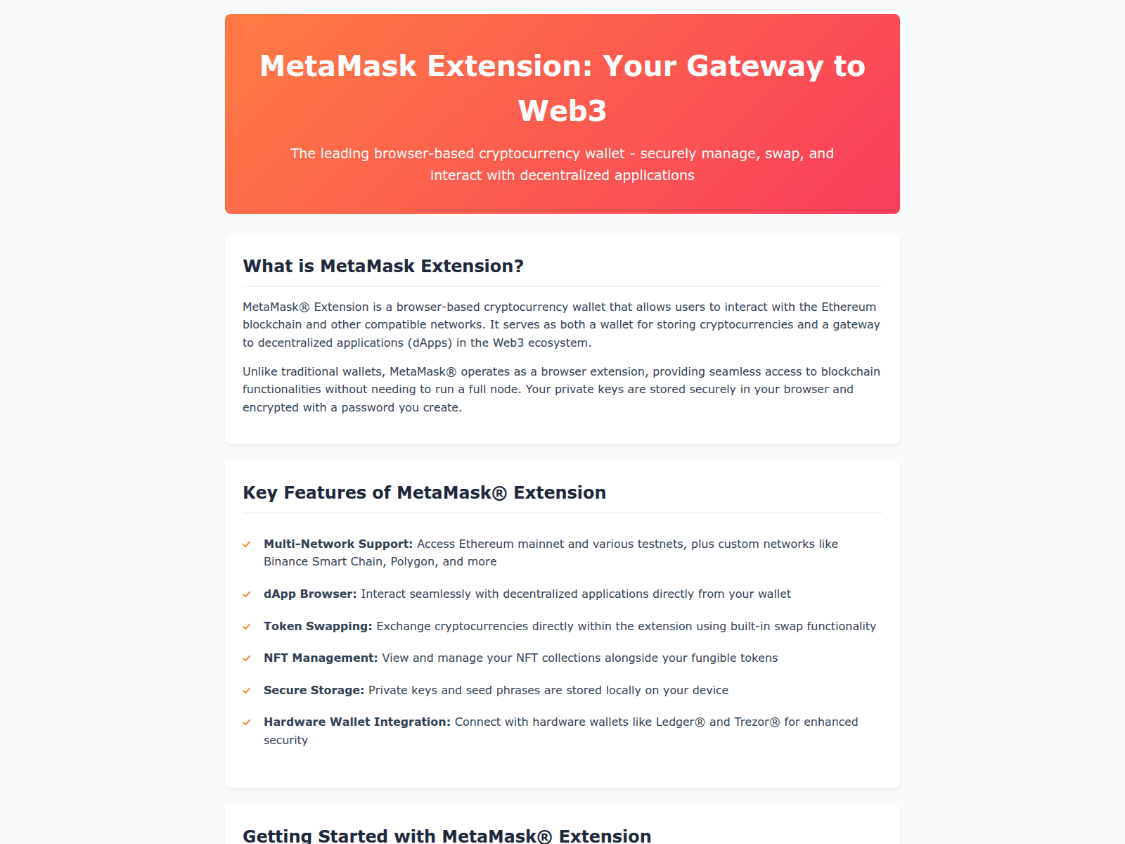Screenshot of metamak-extension.pages.dev