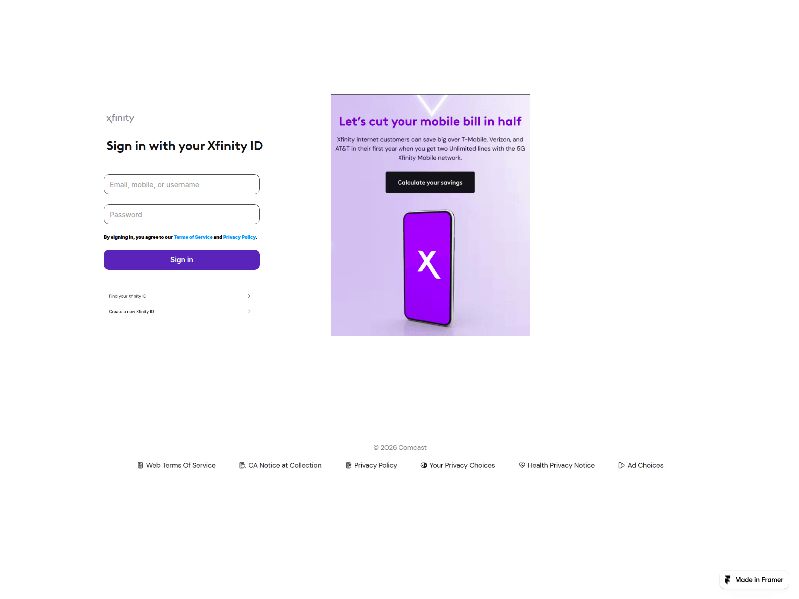 Screenshot of rotating-engineers-971105.framer.app