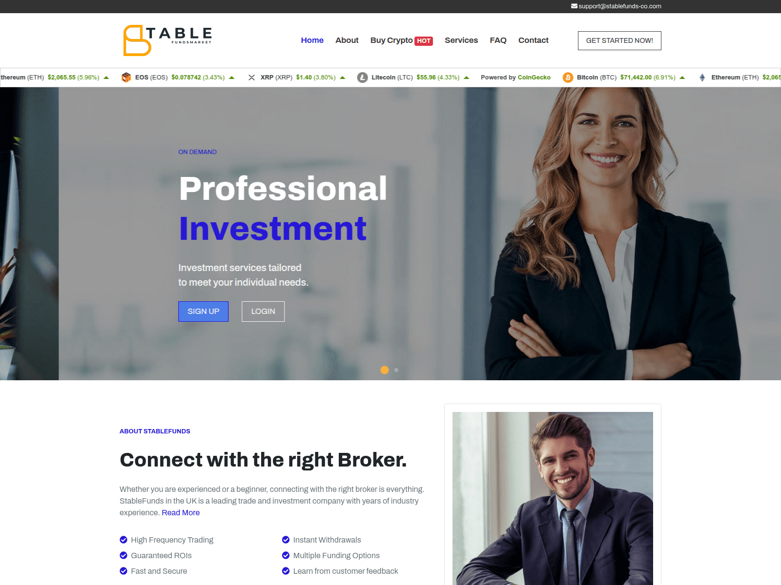 Screenshot of stablefunds-co.com