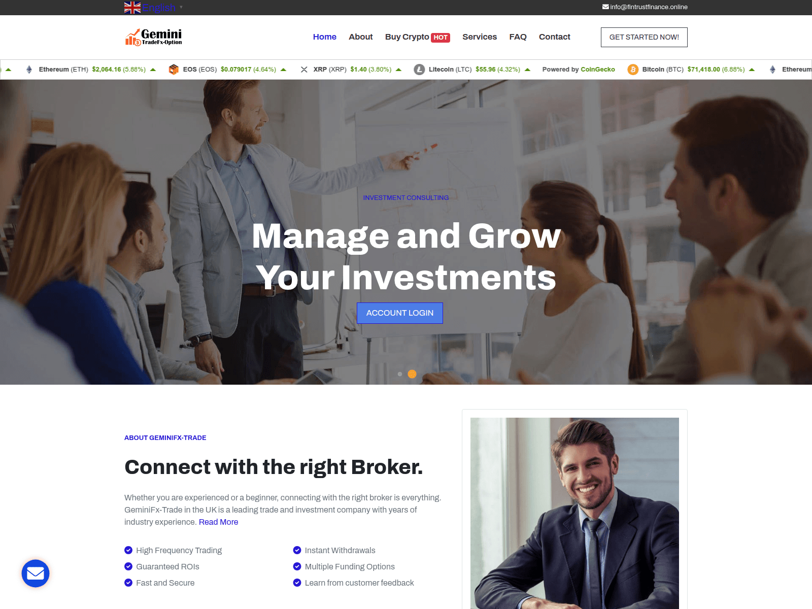 Screenshot of fintrustfinance.online
