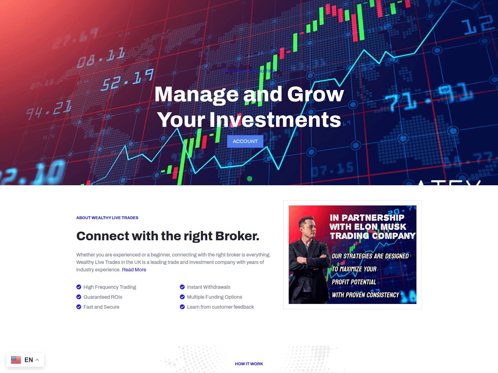 Screenshot of wealthylivetrades.com