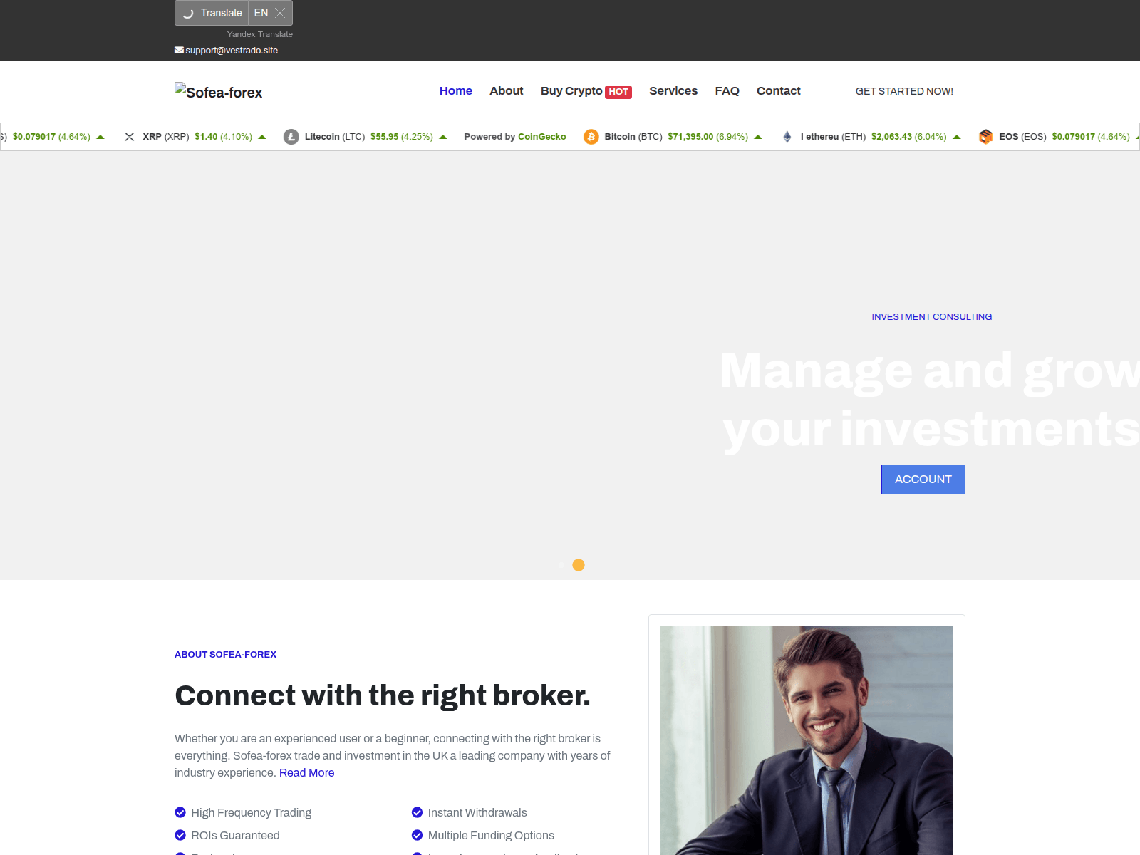 Forensic screenshot of intradbro.top