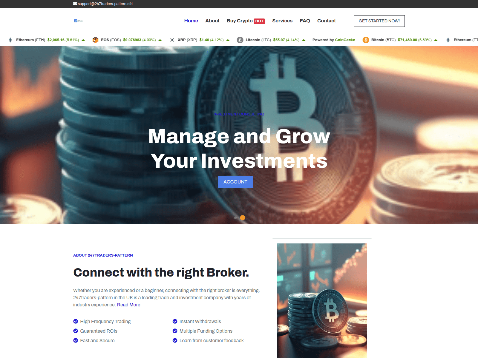 Screenshot of 247traders-pattern.icu