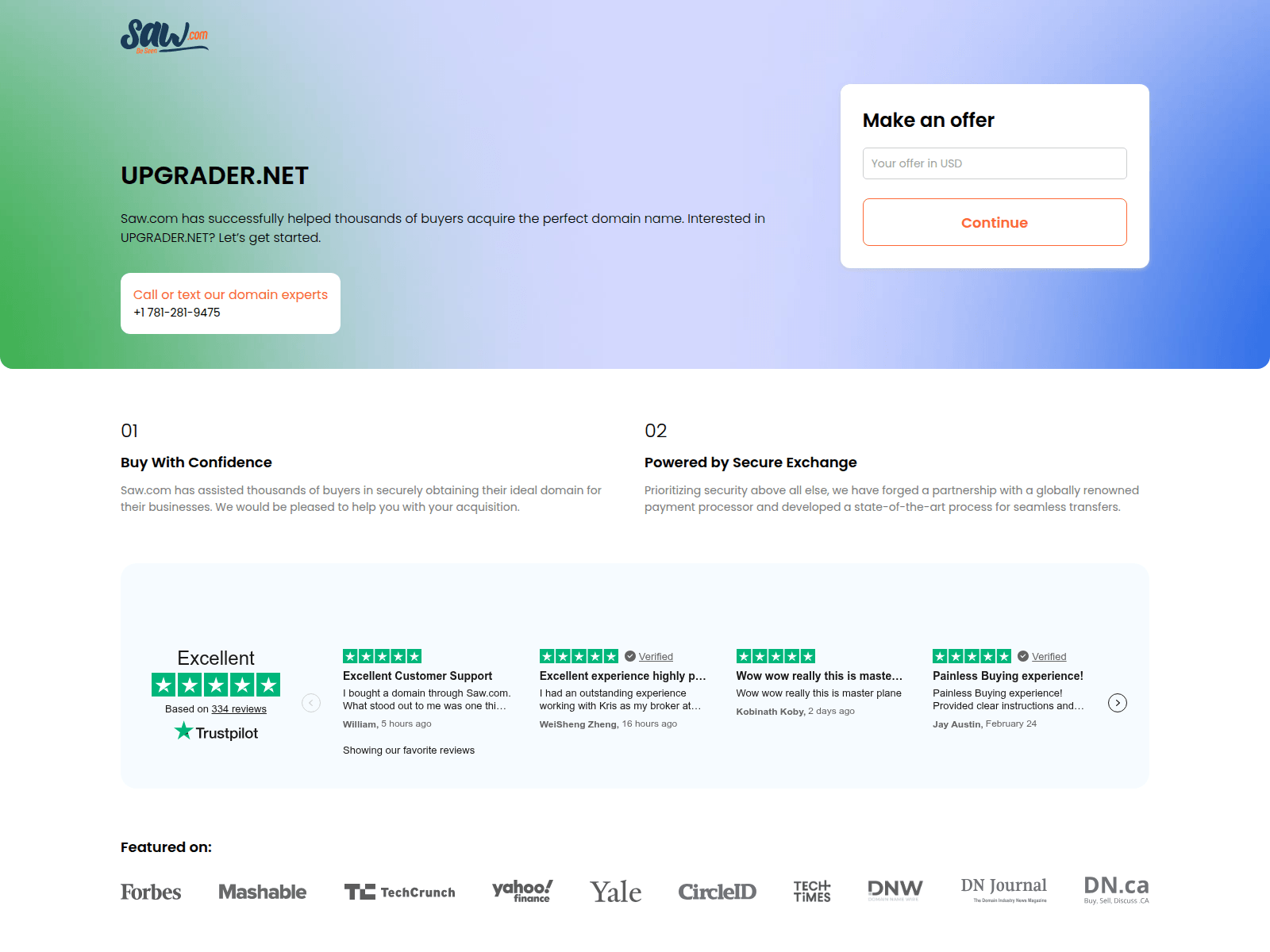Screenshot of upgrader.net