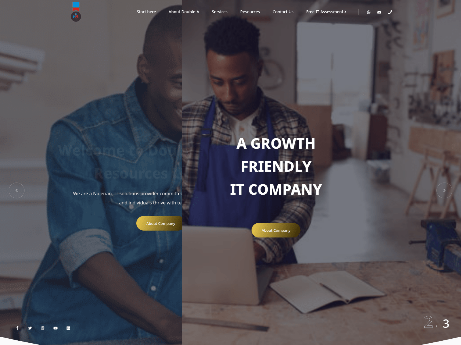Screenshot of double-aglobalresltd.com
