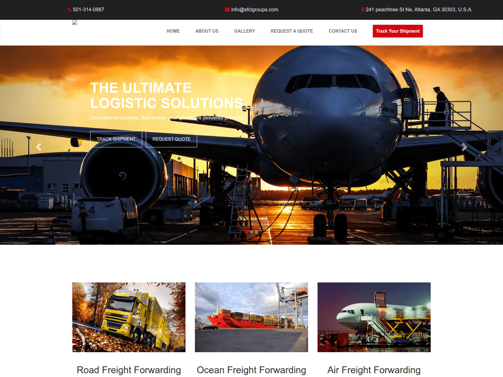 Screenshot of sfclgroups.com