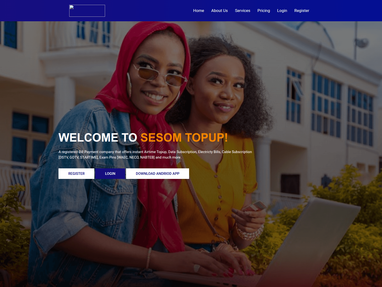 Forensic screenshot of sesomtopup.com.ng