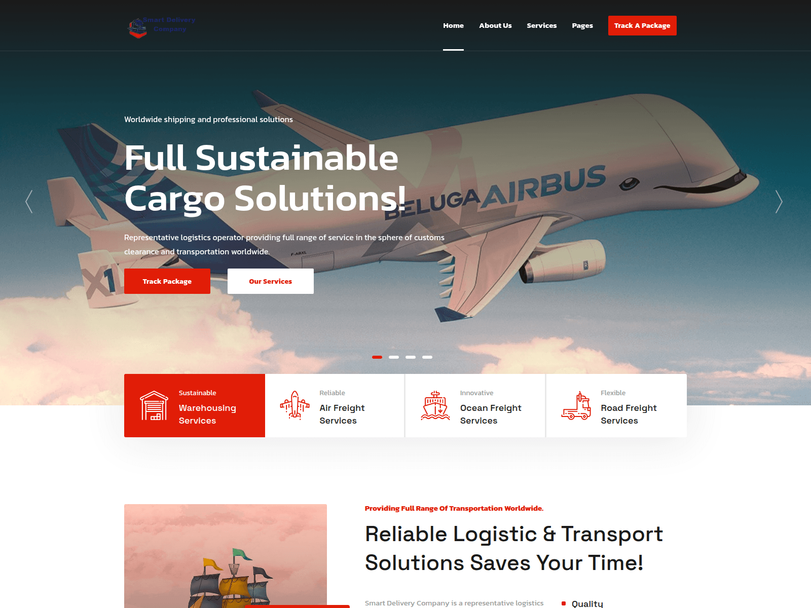 Screenshot of smartdeliverycompany.com