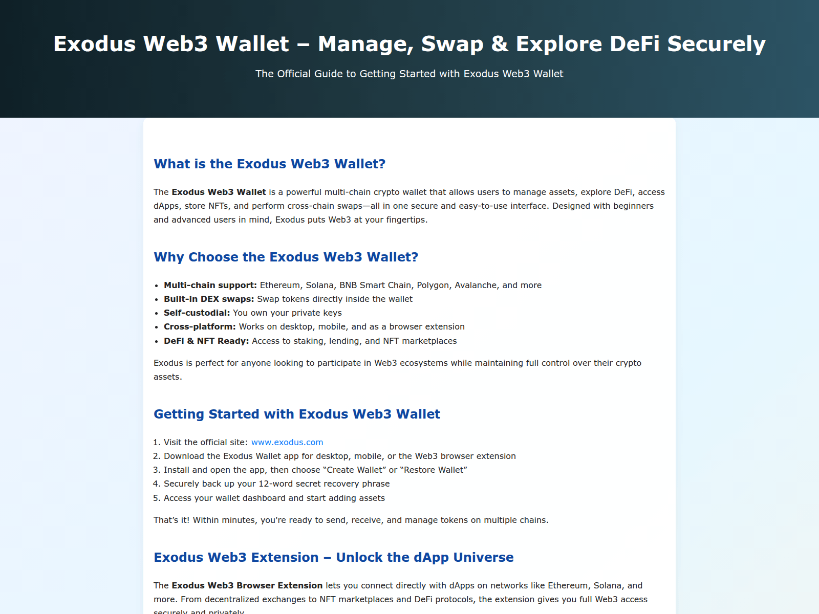 Screenshot of web-ex-dus-io.pages.dev