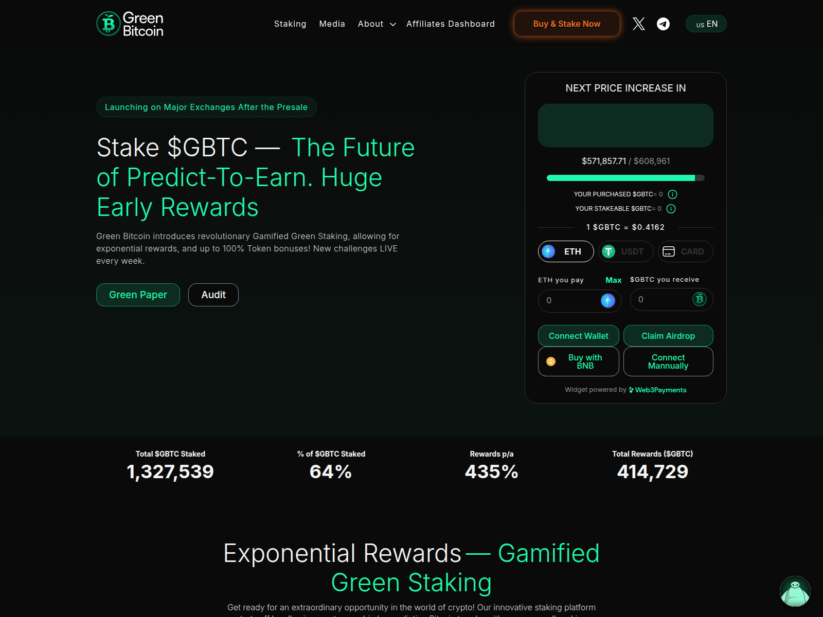 Forensic screenshot of green-bitcointoken.pages.dev