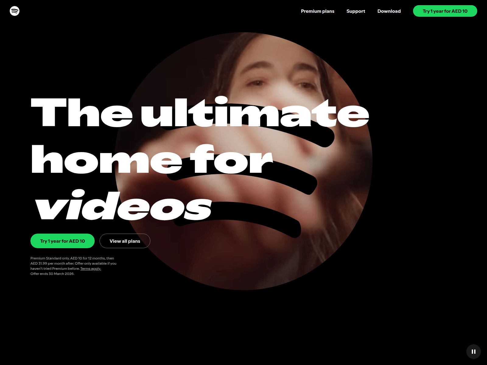 Screenshot of musicuae.top