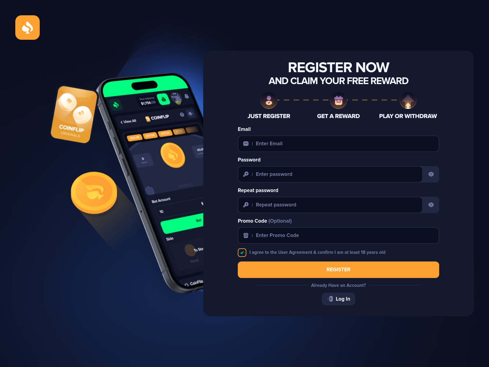 Screenshot of firststage.vg