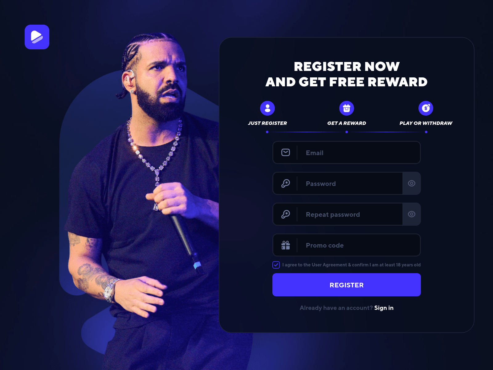 Screenshot of drakevale.com