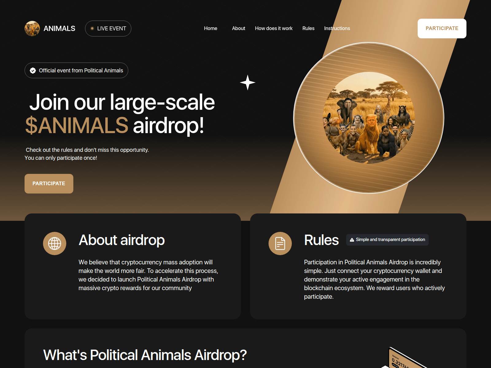 Screenshot of animalssol.lat