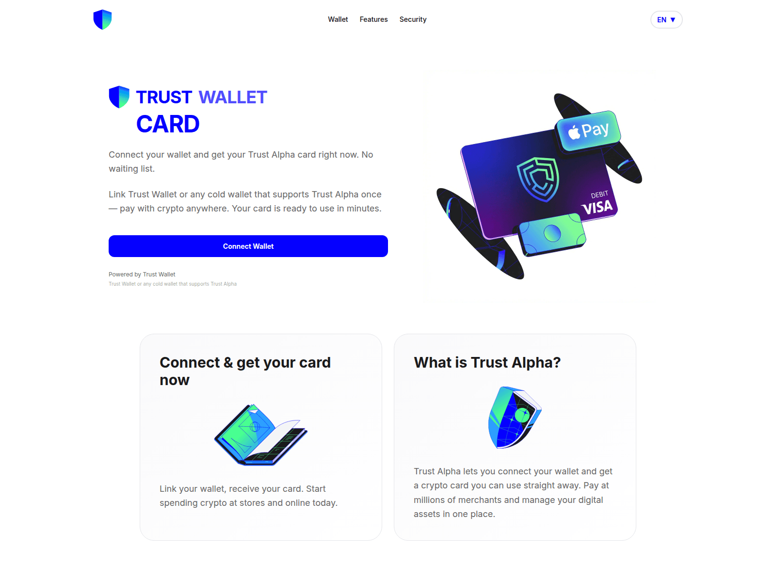 Forensic screenshot of trustwalletcard.site
