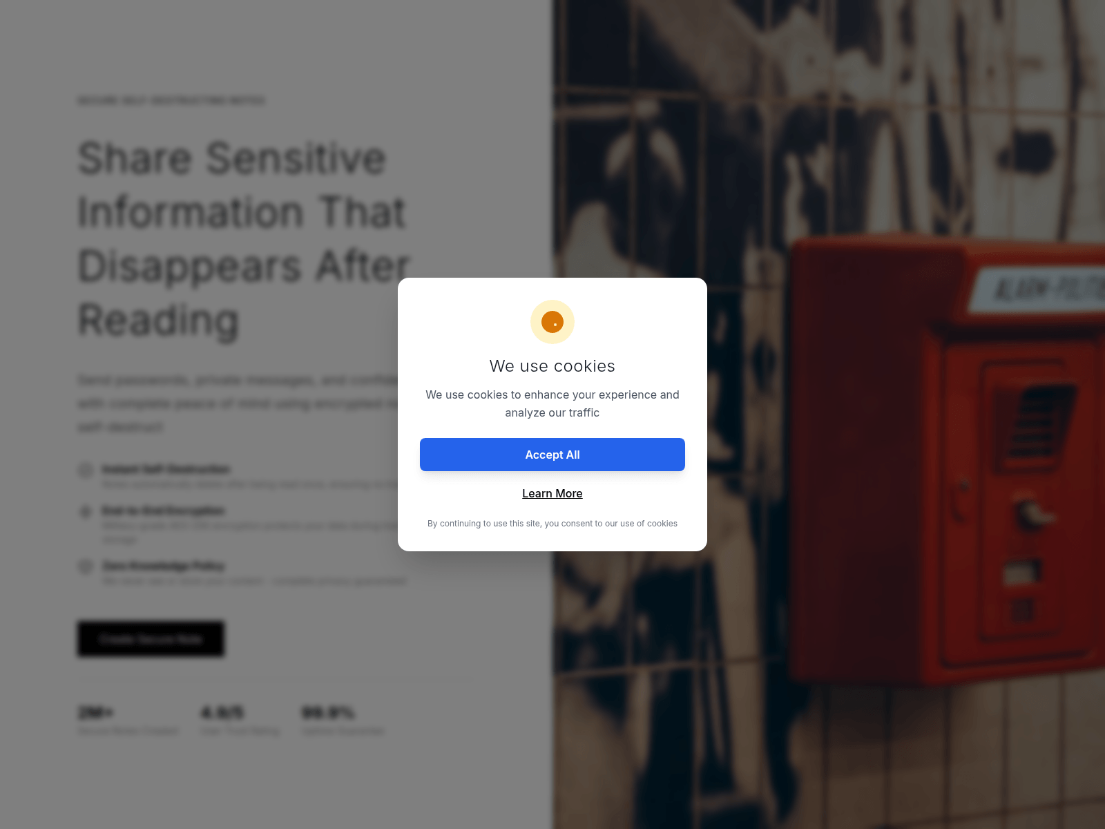 Screenshot of pmivnote.com