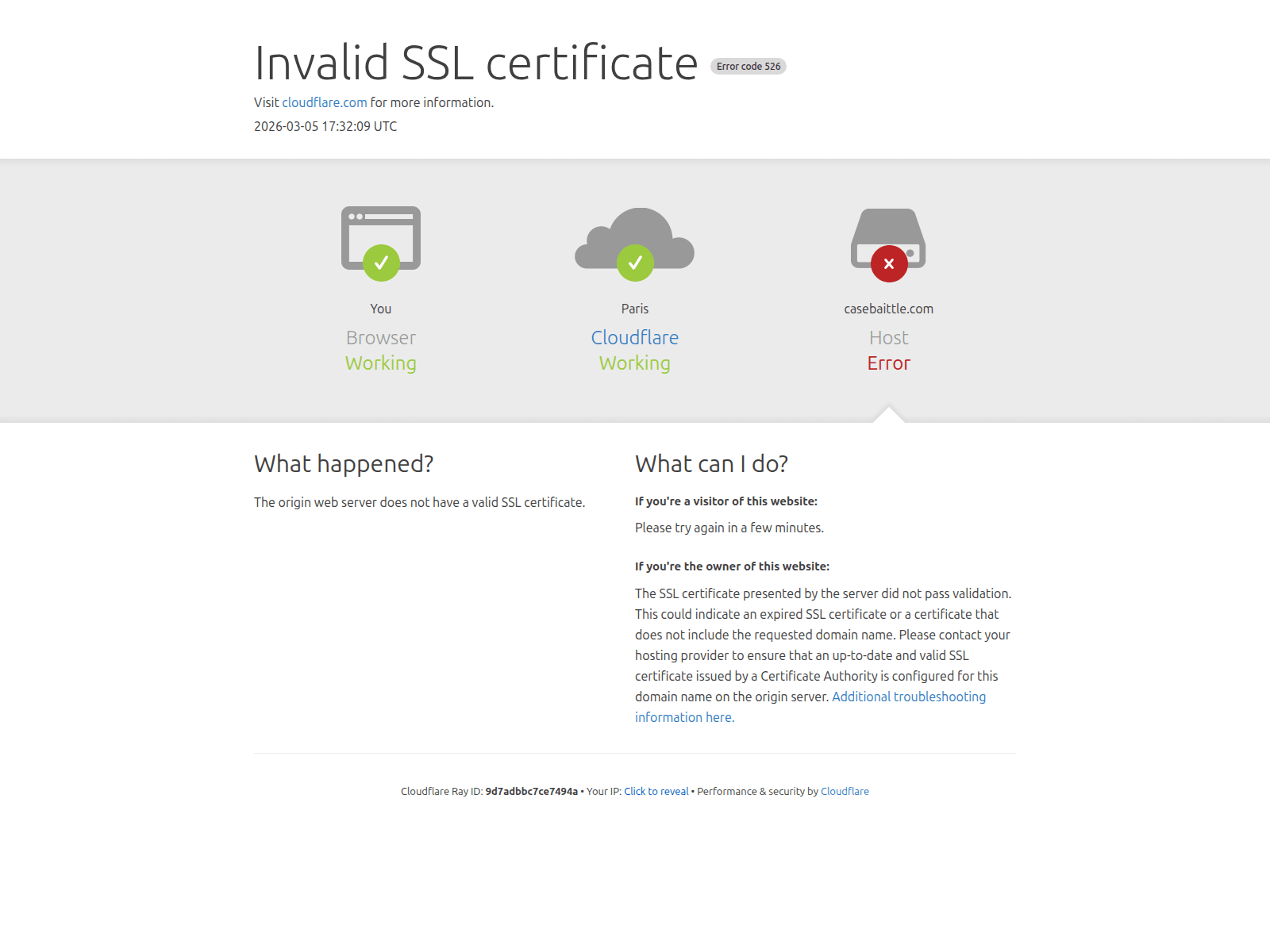 Screenshot of casebaittle.com