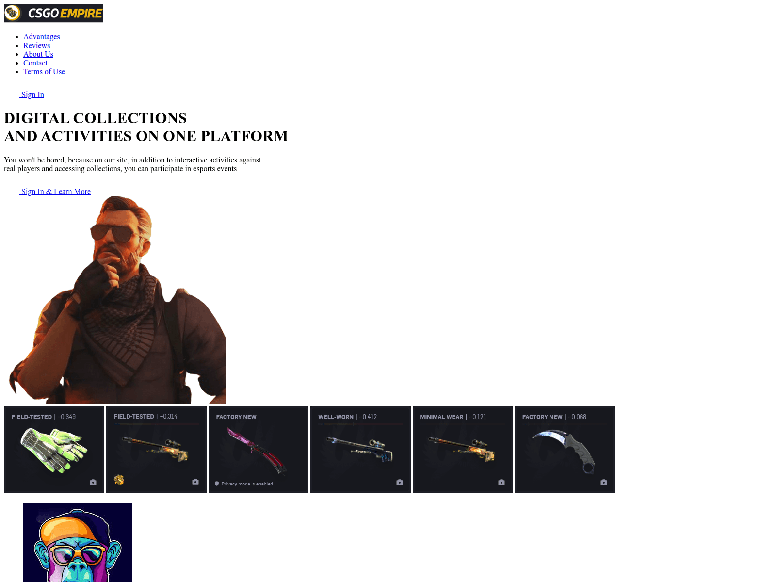 Screenshot of csgoemlpire.com