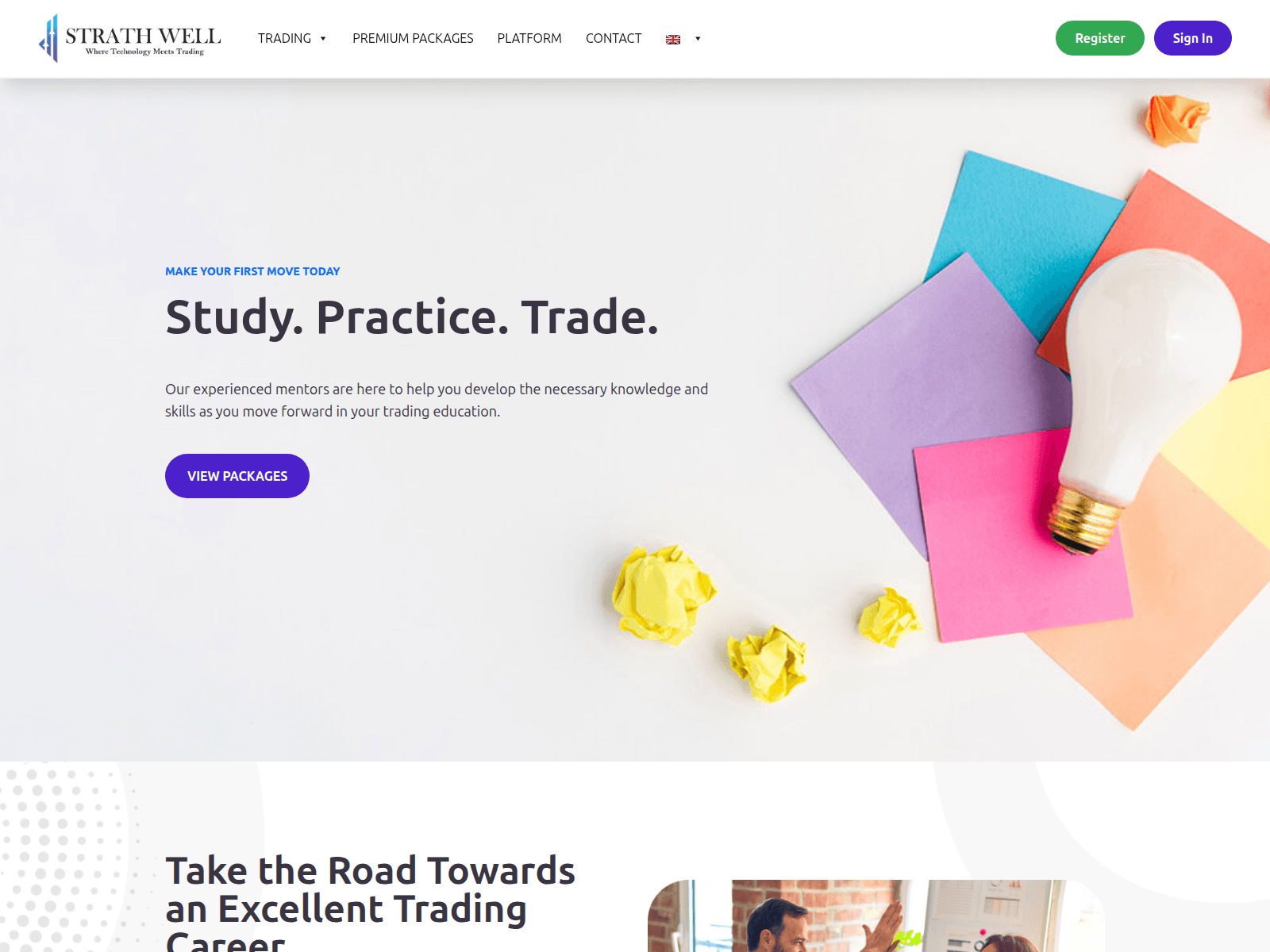 Screenshot of strath-well.com