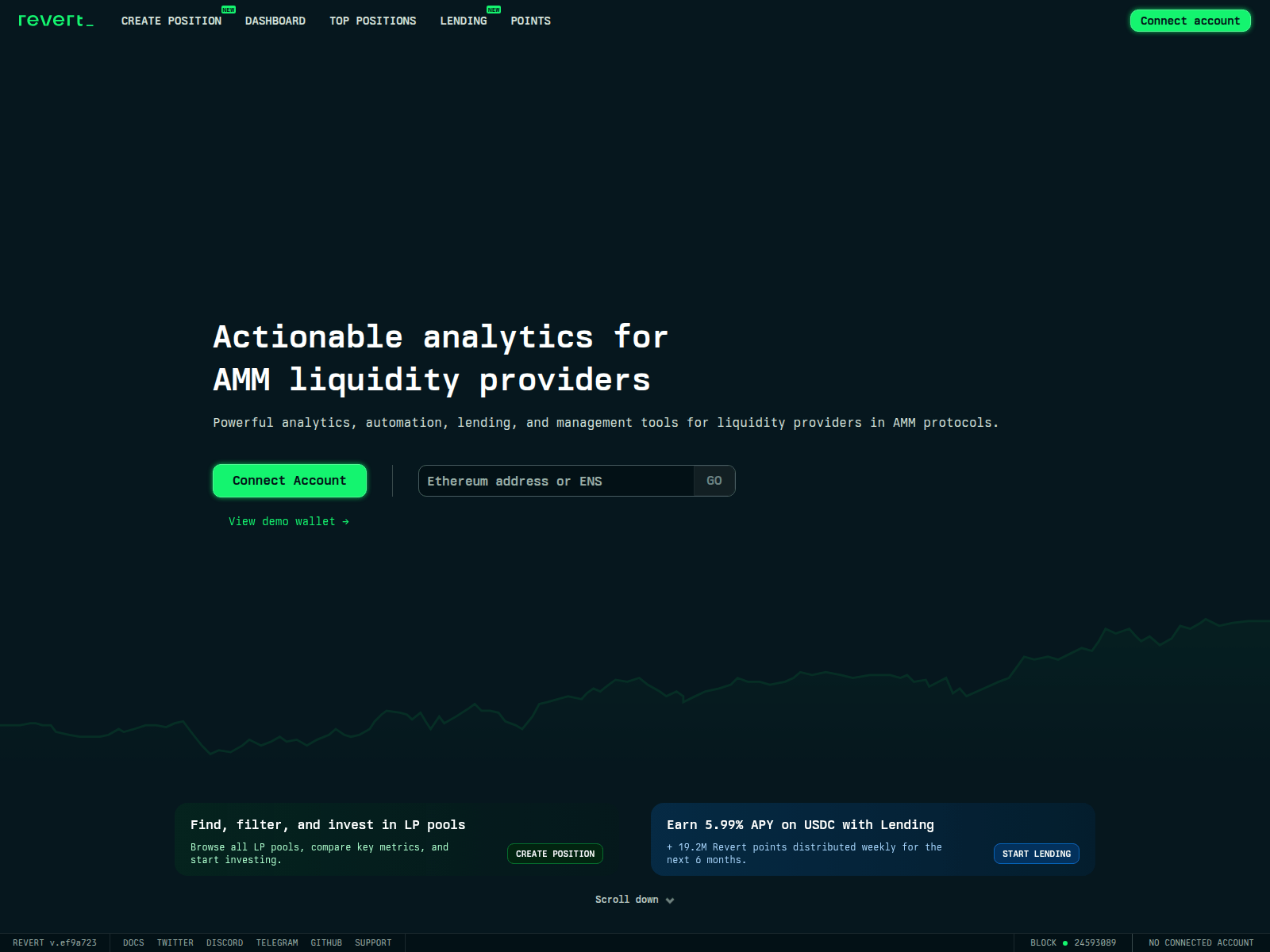 Screenshot of revett.finance