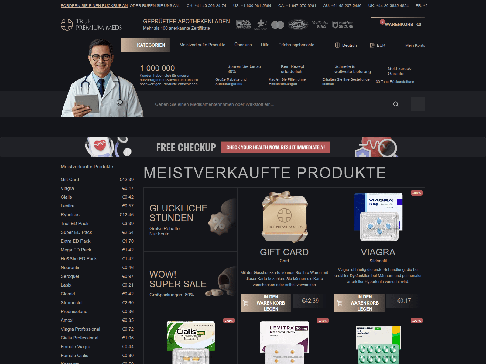 Screenshot of worldmedbank.com