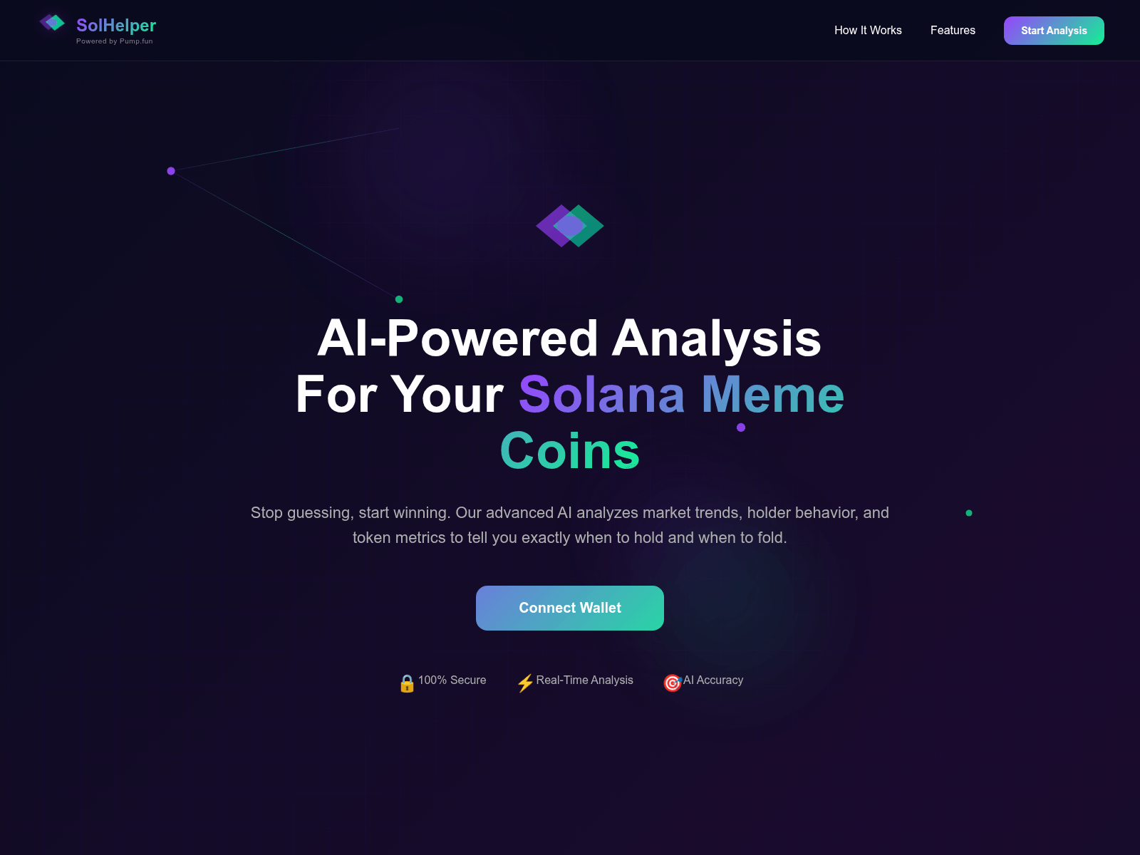 Screenshot of sol-helper.live