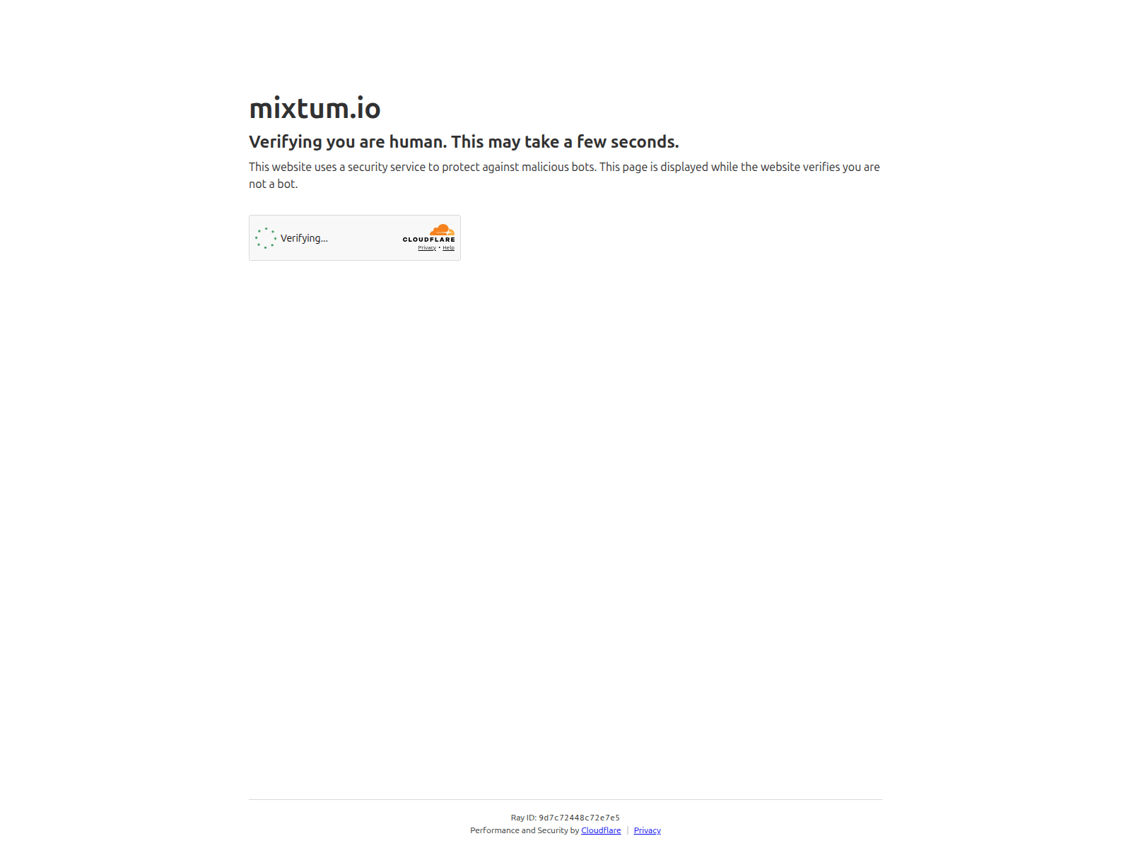 Screenshot of mmixtum.io