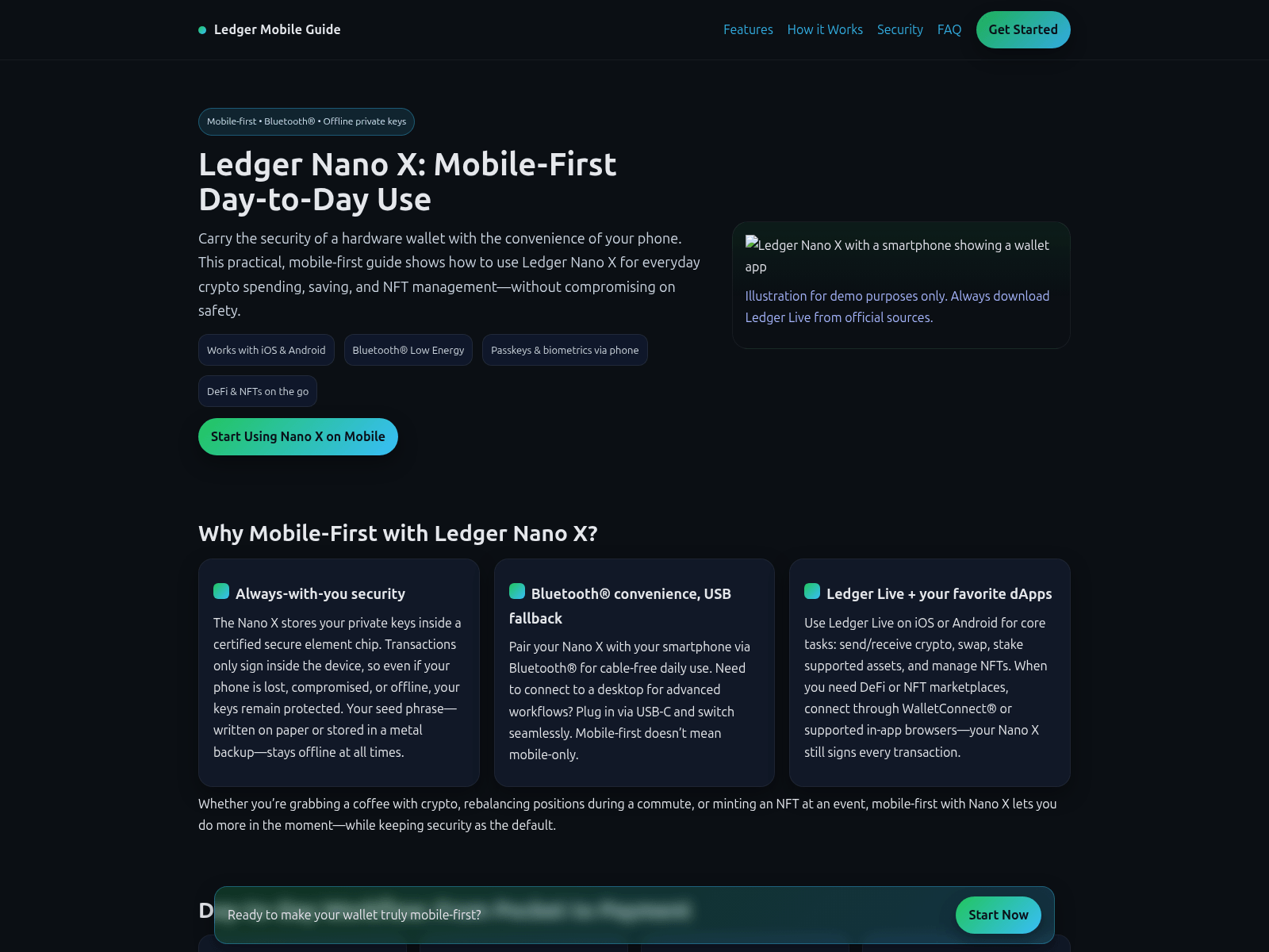 Screenshot of ledger-login-cloud.pages.dev