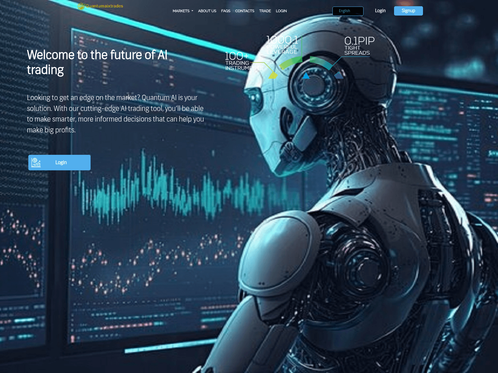 Screenshot of quantumaixtradings.info