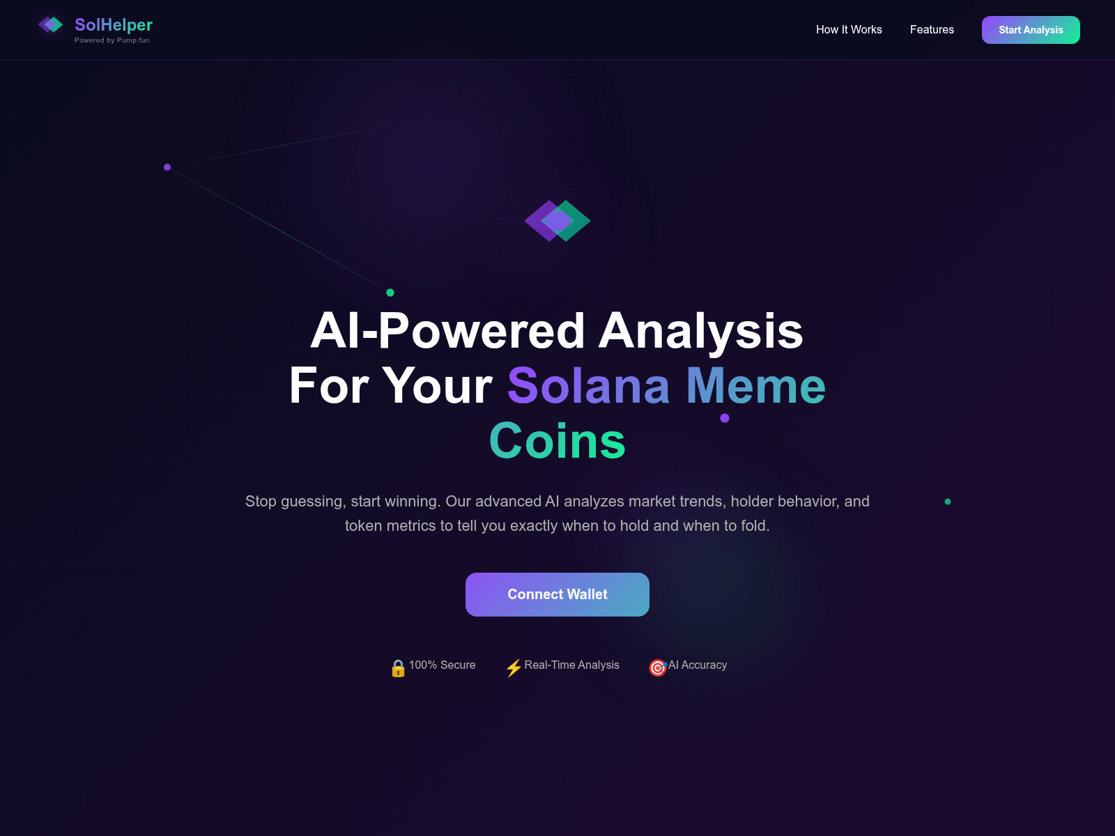 Screenshot of sol-helper.trade