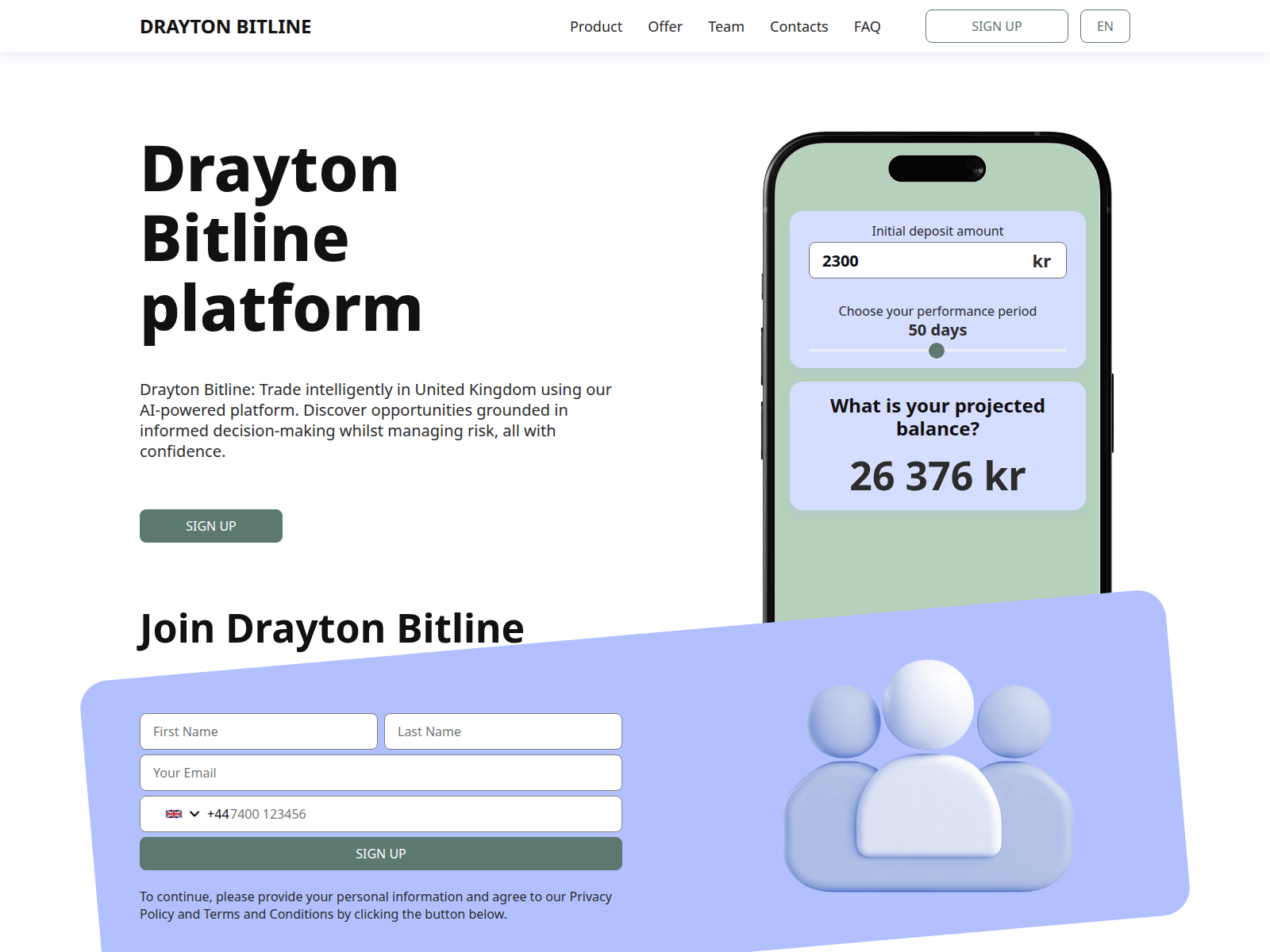 Screenshot of drayton-bitline.com