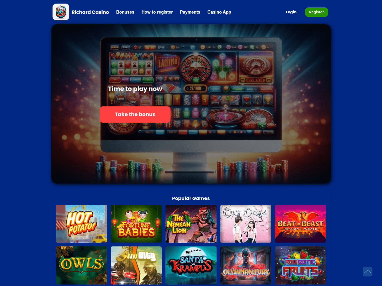 Screenshot of richardcasinoca.ca