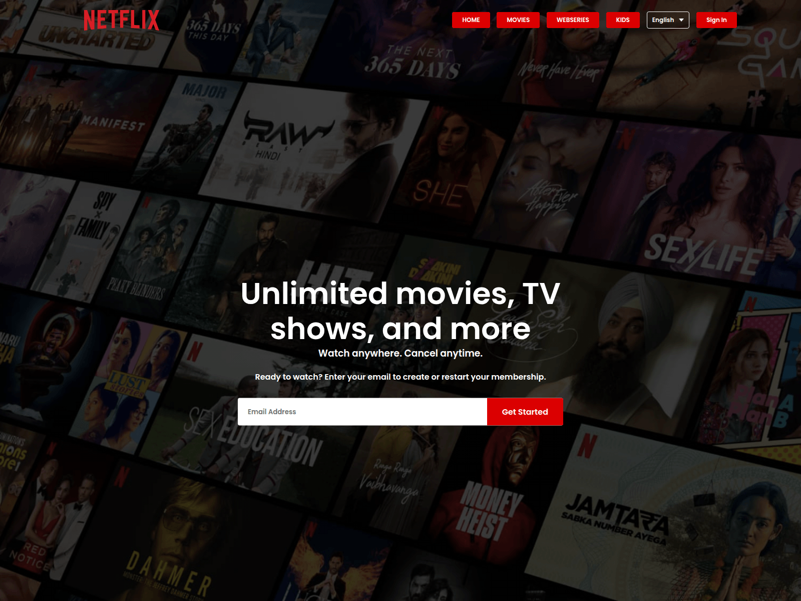 Forensic screenshot of netflix-clone-theta-ashen.vercel.app