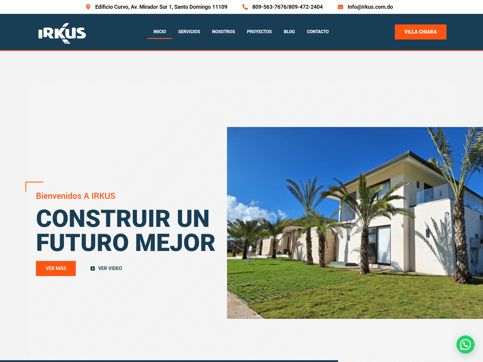 Screenshot of irkus.com.do