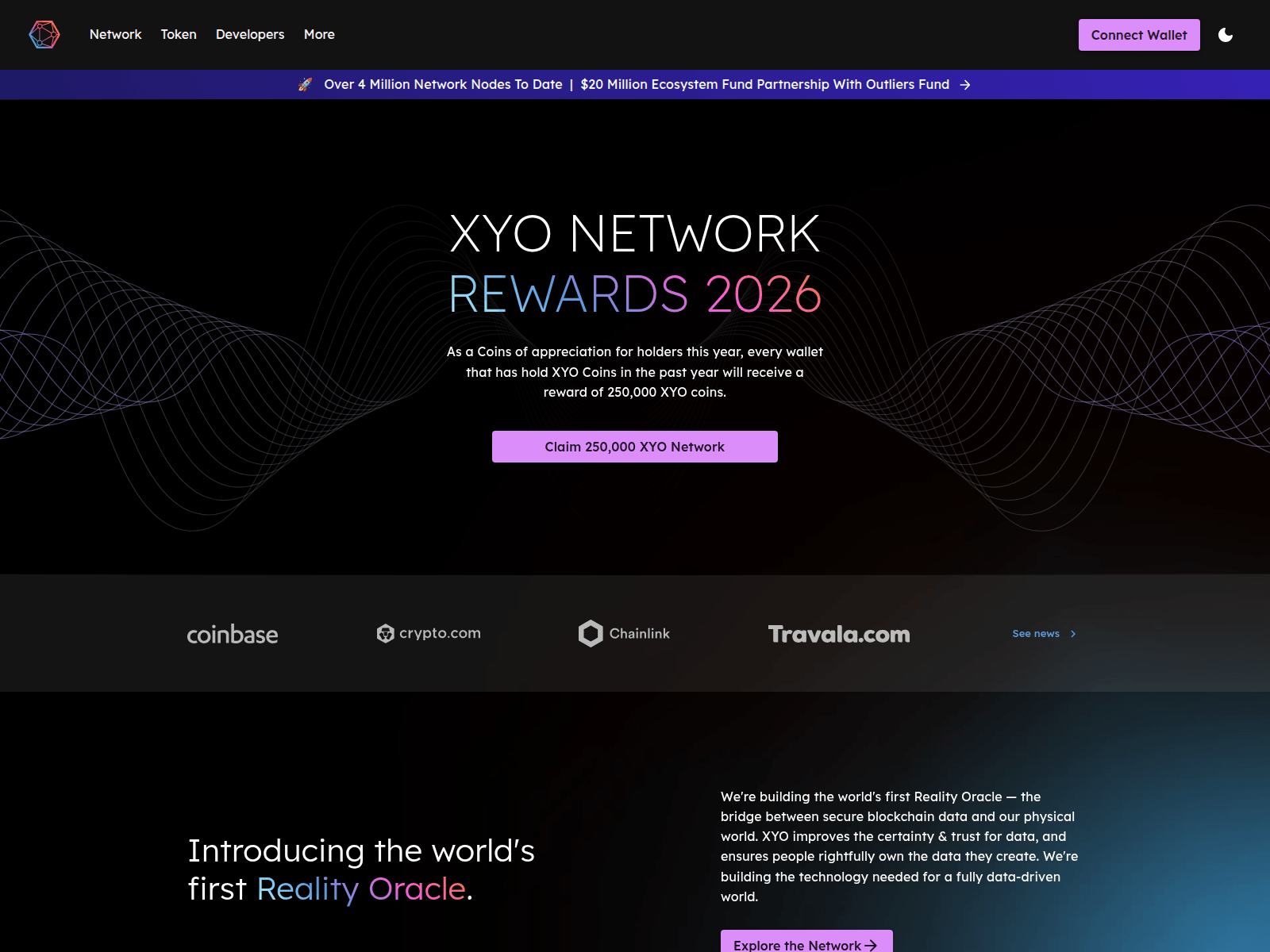 Forensic screenshot of xyo.network.apps-claim.site