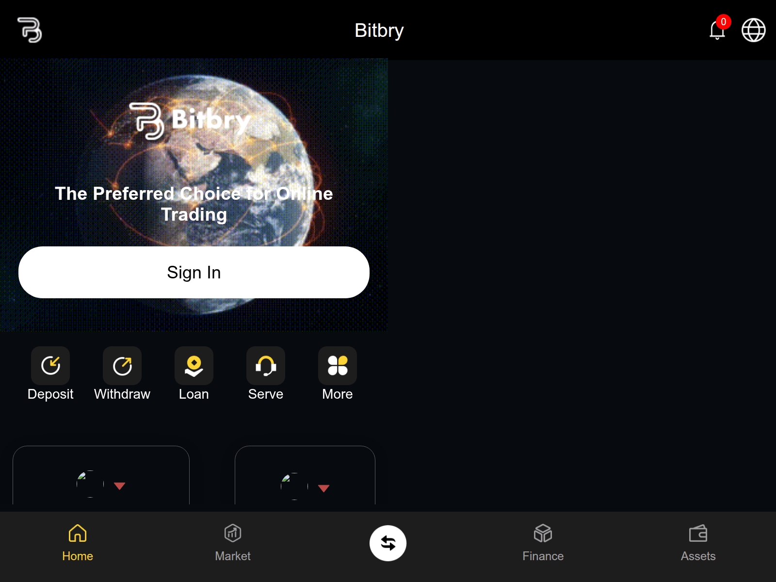 Screenshot of bitbry.com