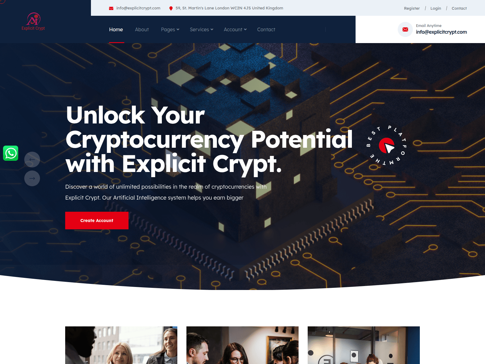 Screenshot of explicitcrypt.com