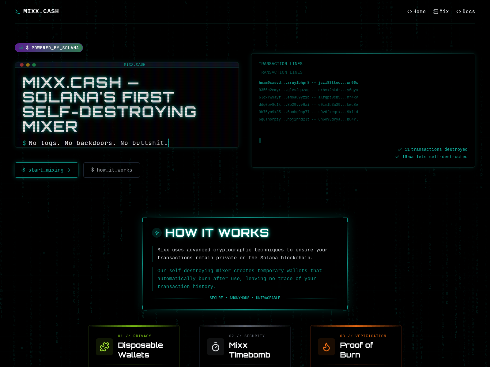 Forensic screenshot of voidmix.com