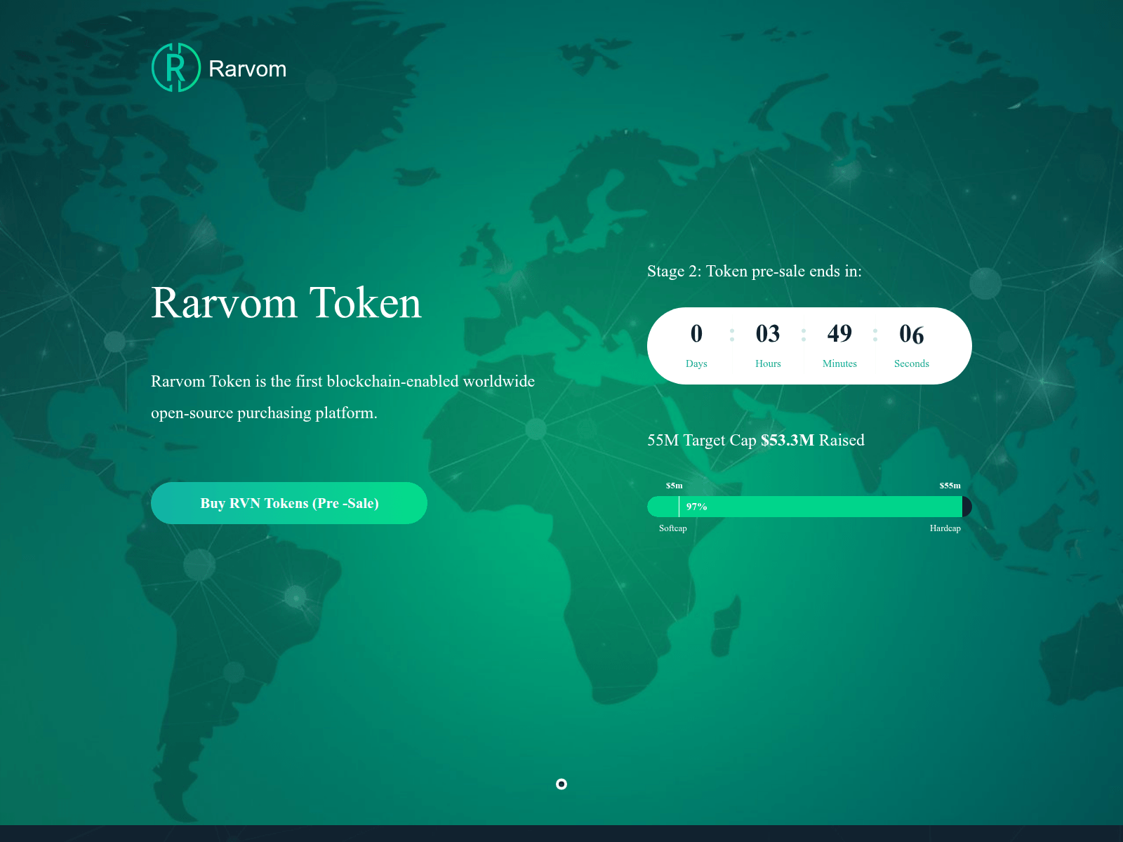 Screenshot of rarvom.com