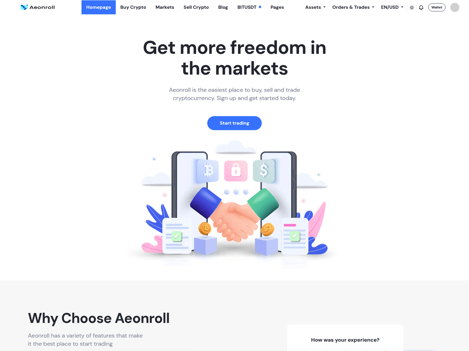 Screenshot of aeonroll.com