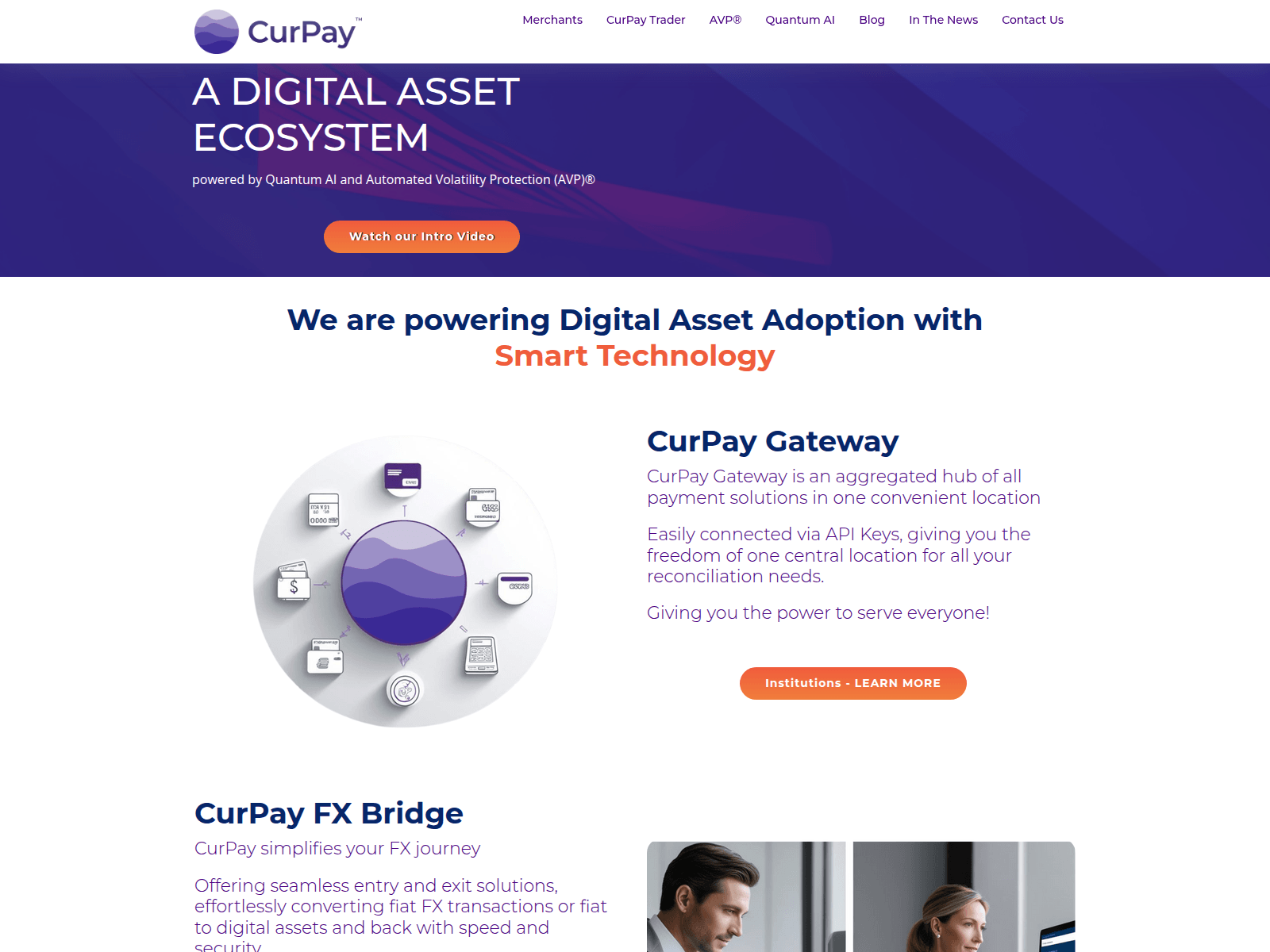 Screenshot of curpay.io