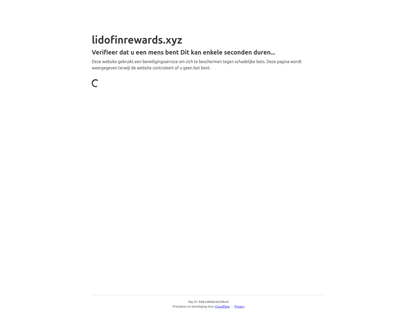 Screenshot of lidofinrewards.xyz