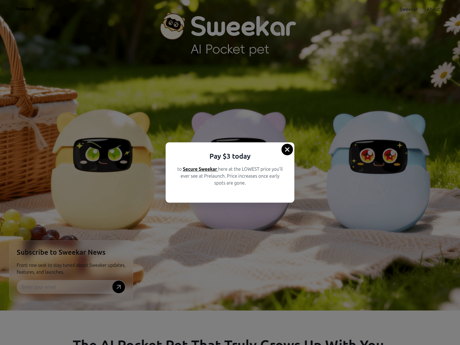 Screenshot of takway.ai