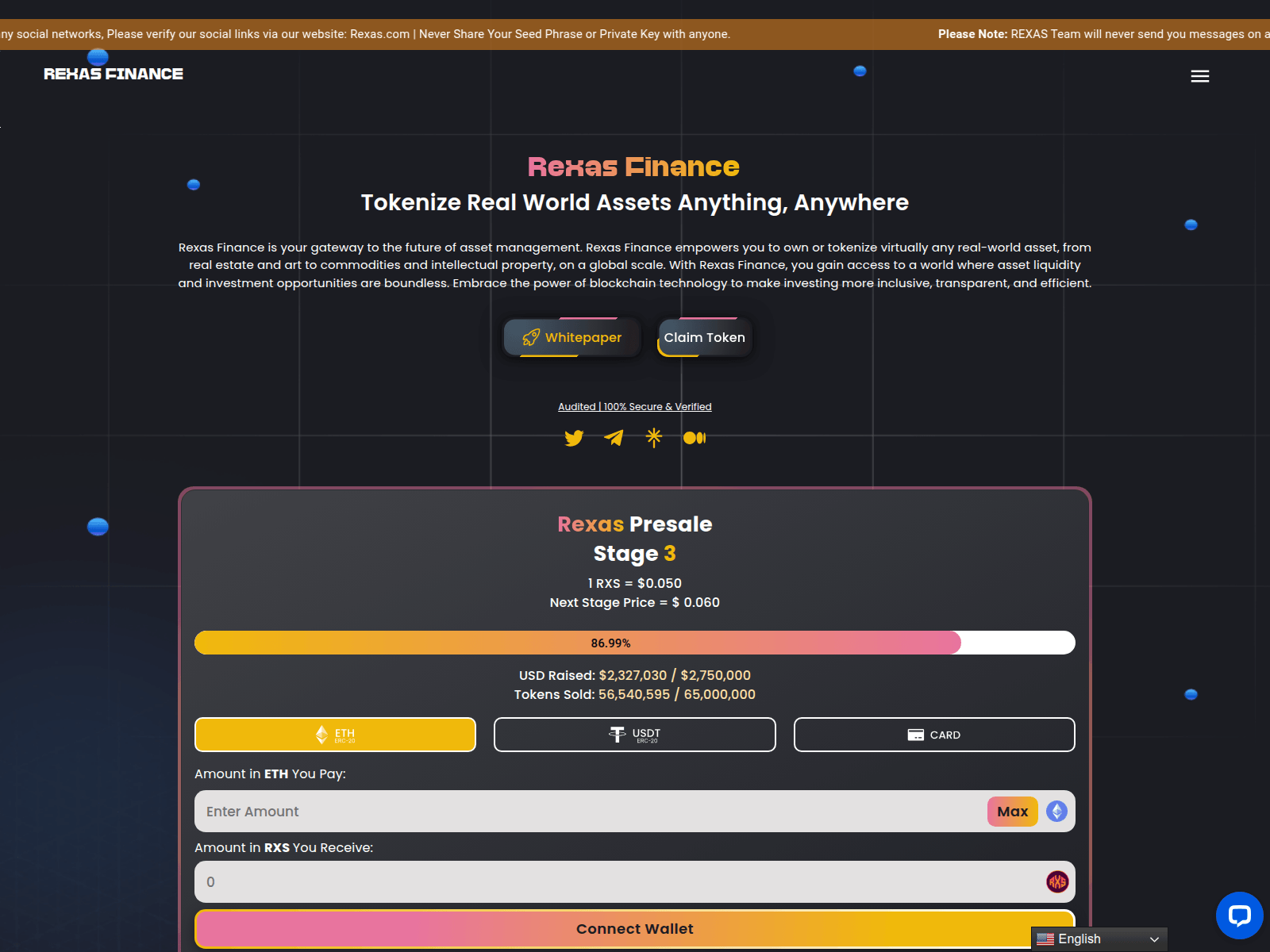 Screenshot of rexasfinance-net.pages.dev