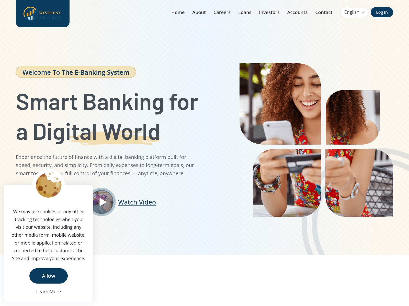 Screenshot of westpointtrustbank.com