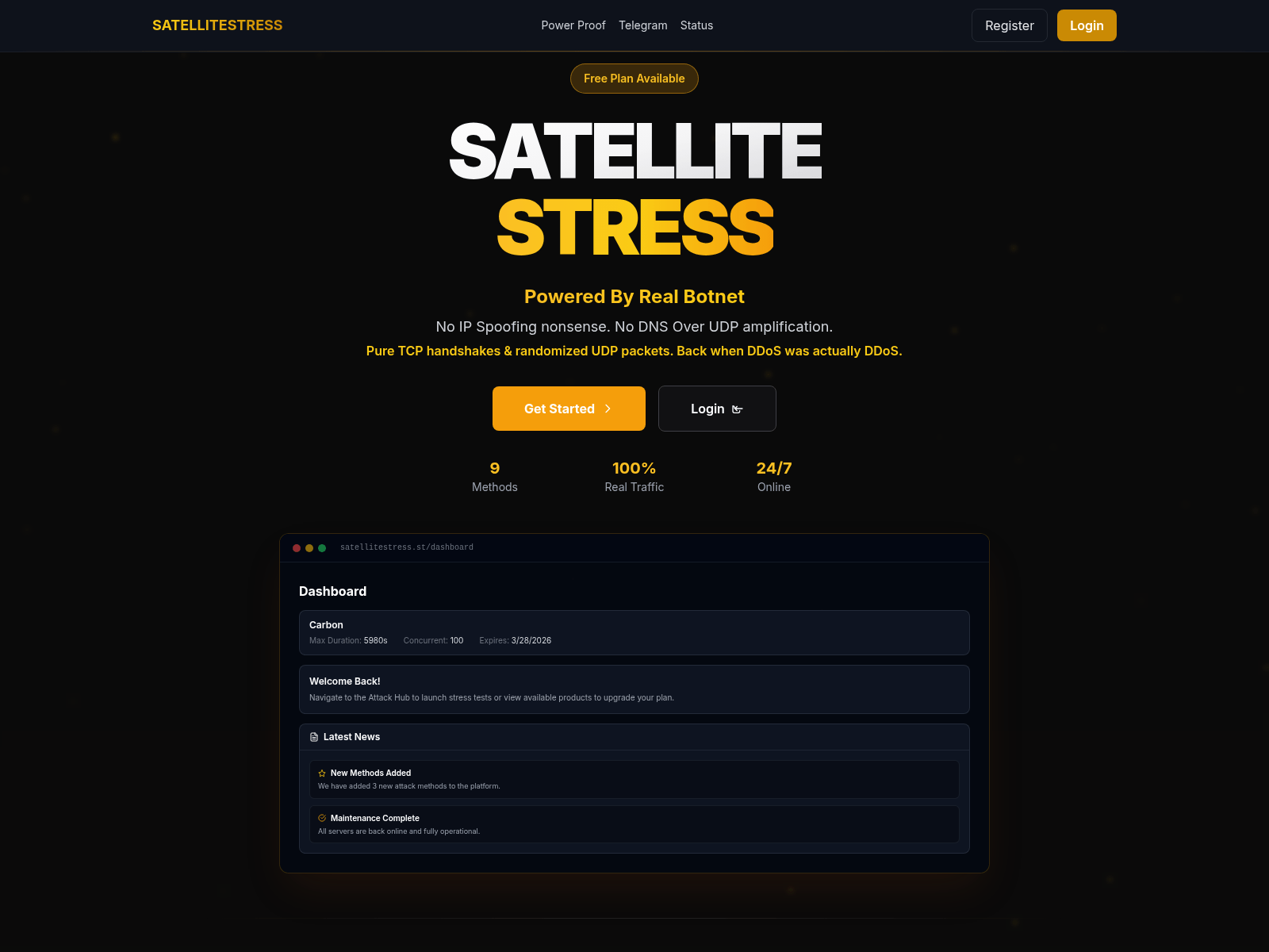 Forensic screenshot of satellitestress.st
