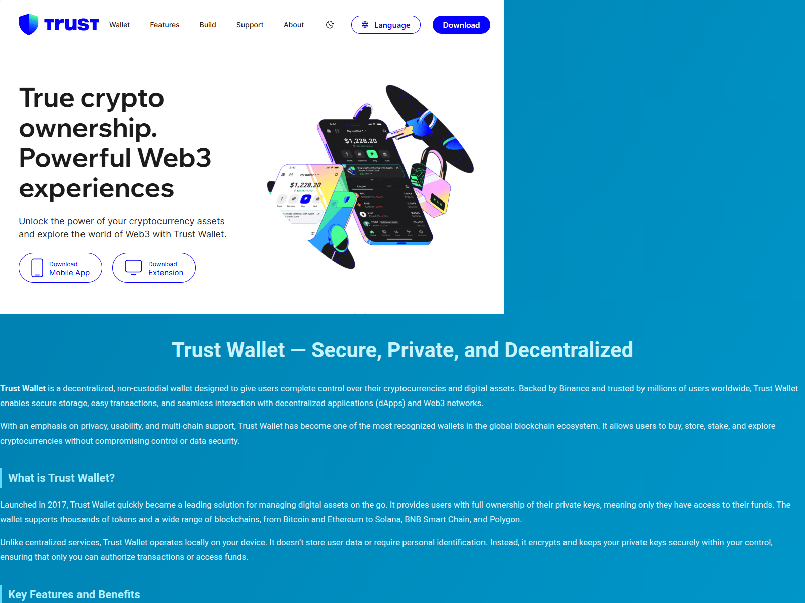Screenshot of trustwallet--com.pages.dev
