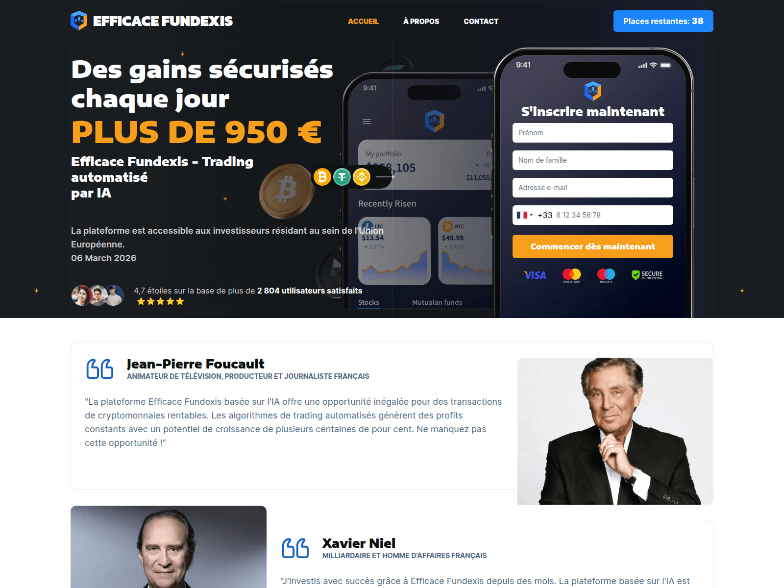 Screenshot of efficace-fundexis.net