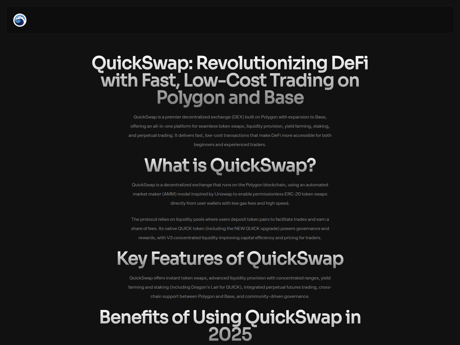 Screenshot of quick-swap.co